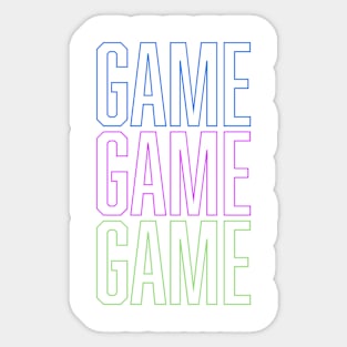 Game game game Sticker